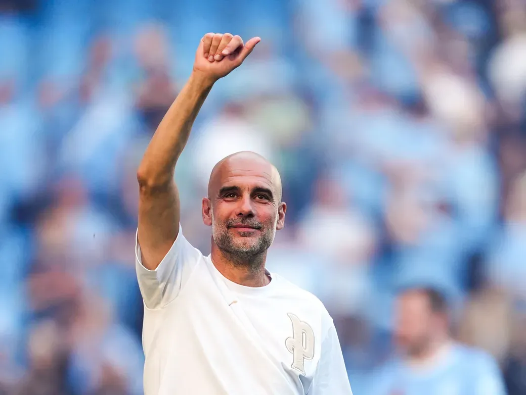 Pep Guardiola nach seinem letzten Spiel als Trainer bei Manchester City